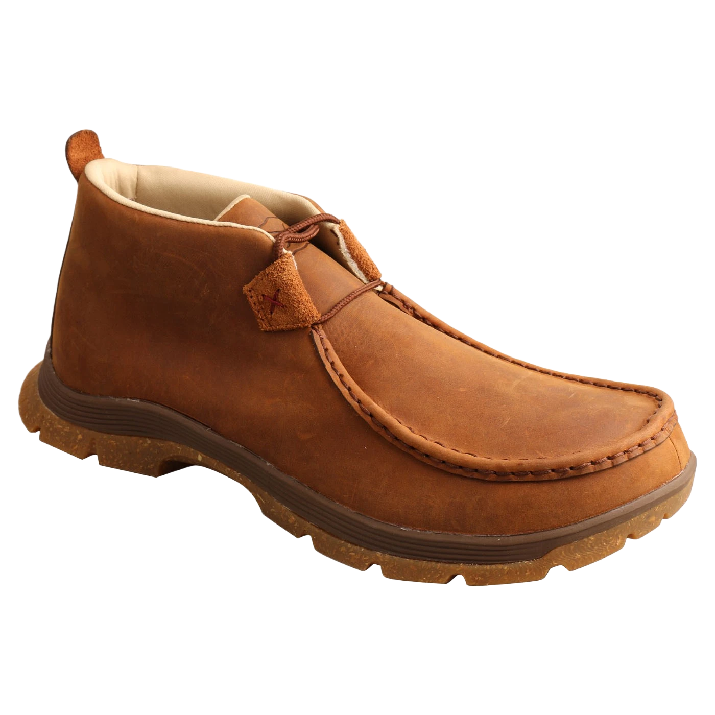 Twisted X Men's Chukka Oblique Toe Oiled Saddle Leather Shoes MFS0003 1 Twisted X Men's Chukka Oblique Toe Oiled Saddle Leather Shoes MFS0003