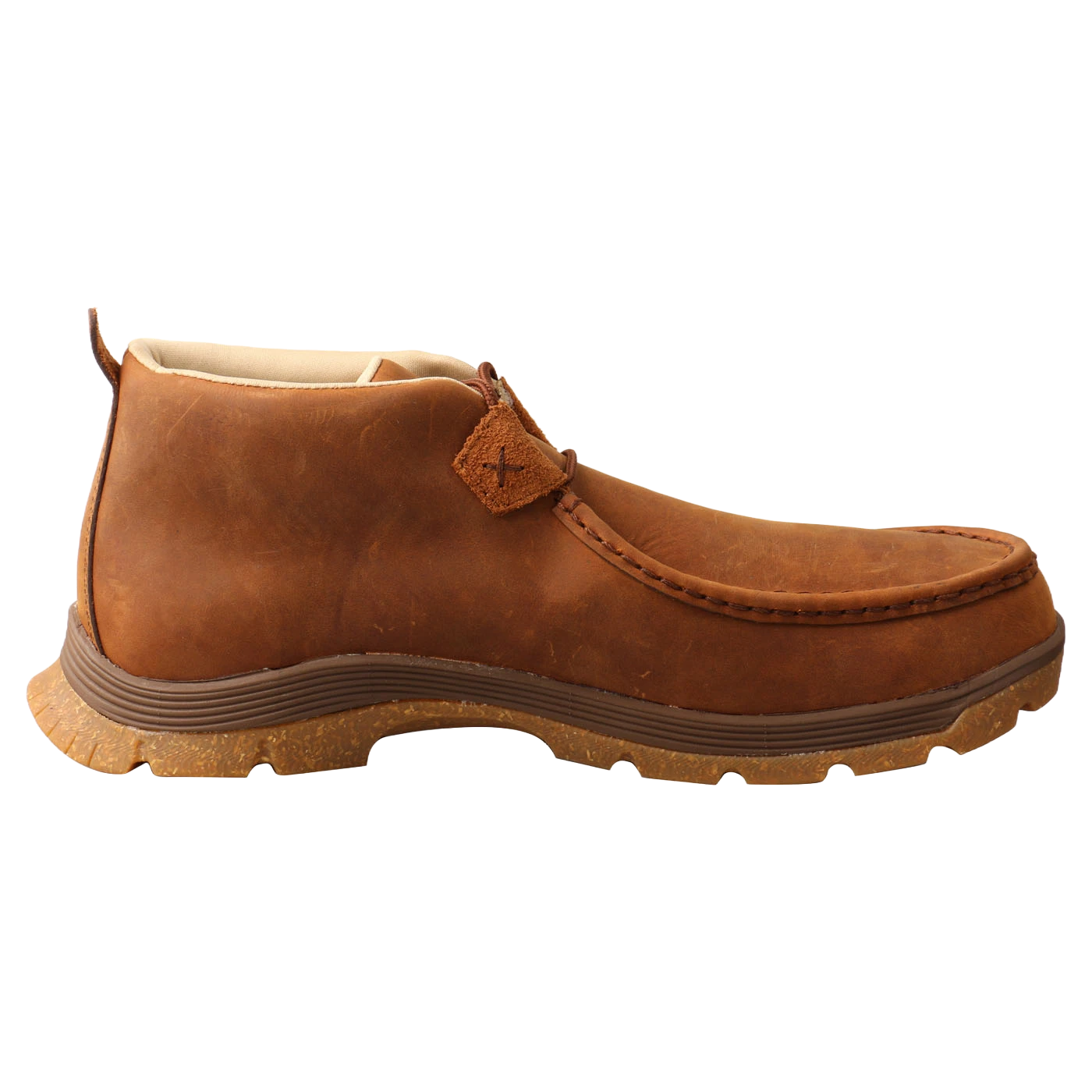 Twisted X Men's Chukka Oblique Toe Oiled Saddle Leather Shoes MFS0003 2 Twisted X Men's Chukka Oblique Toe Oiled Saddle Leather Shoes MFS0003 - Image 2