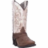 Laredo Ladies Myra Brown & Sand White Western Boots 51091