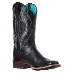 Ariat Ladies Primetime True Black Square Toe Boots 10035934