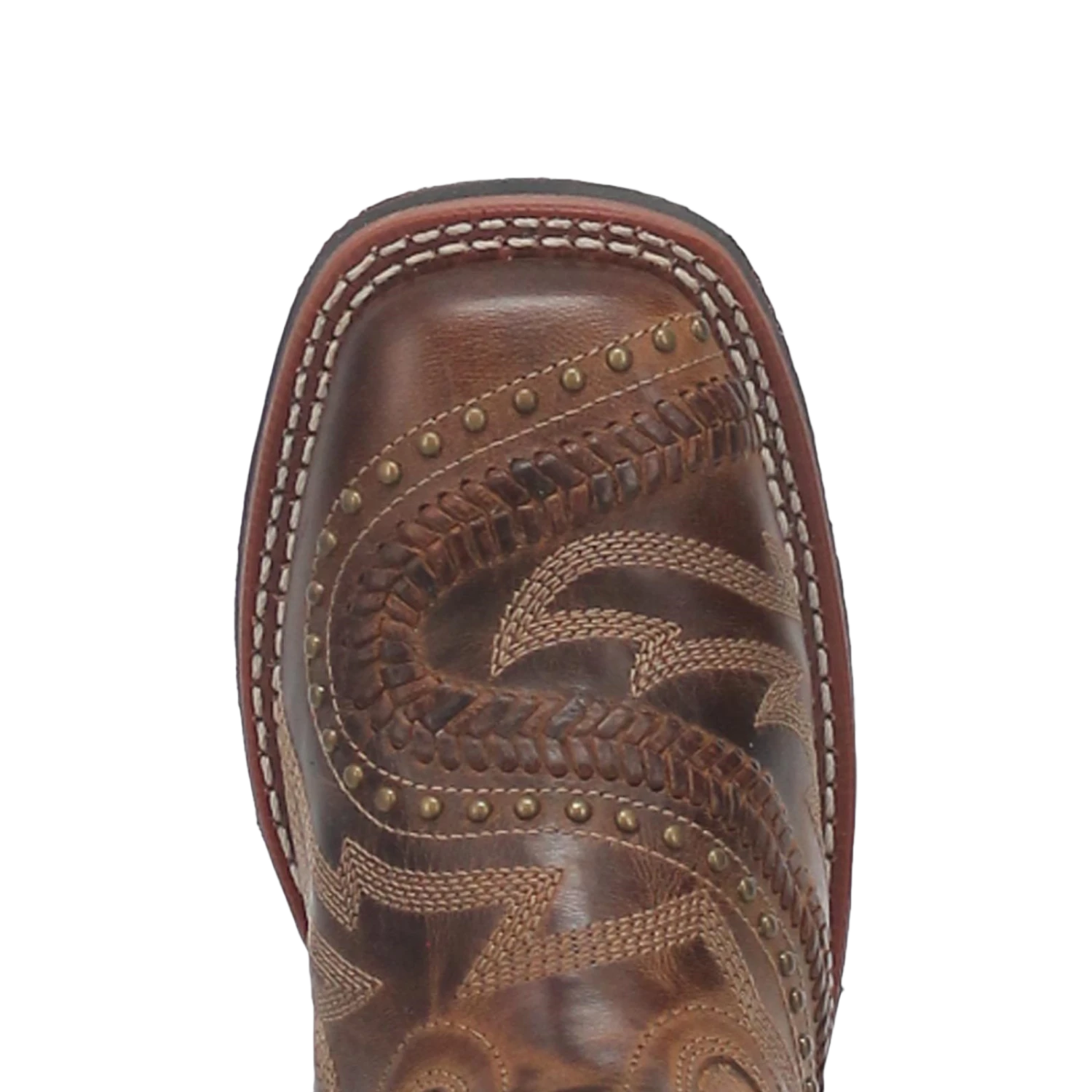 Laredo® Ladies Charli Square Toe Tan Pull On Western Boots 5893 2 Laredo® Ladies Charli Square Toe Tan Pull On Western Boots 5893 - Image 2