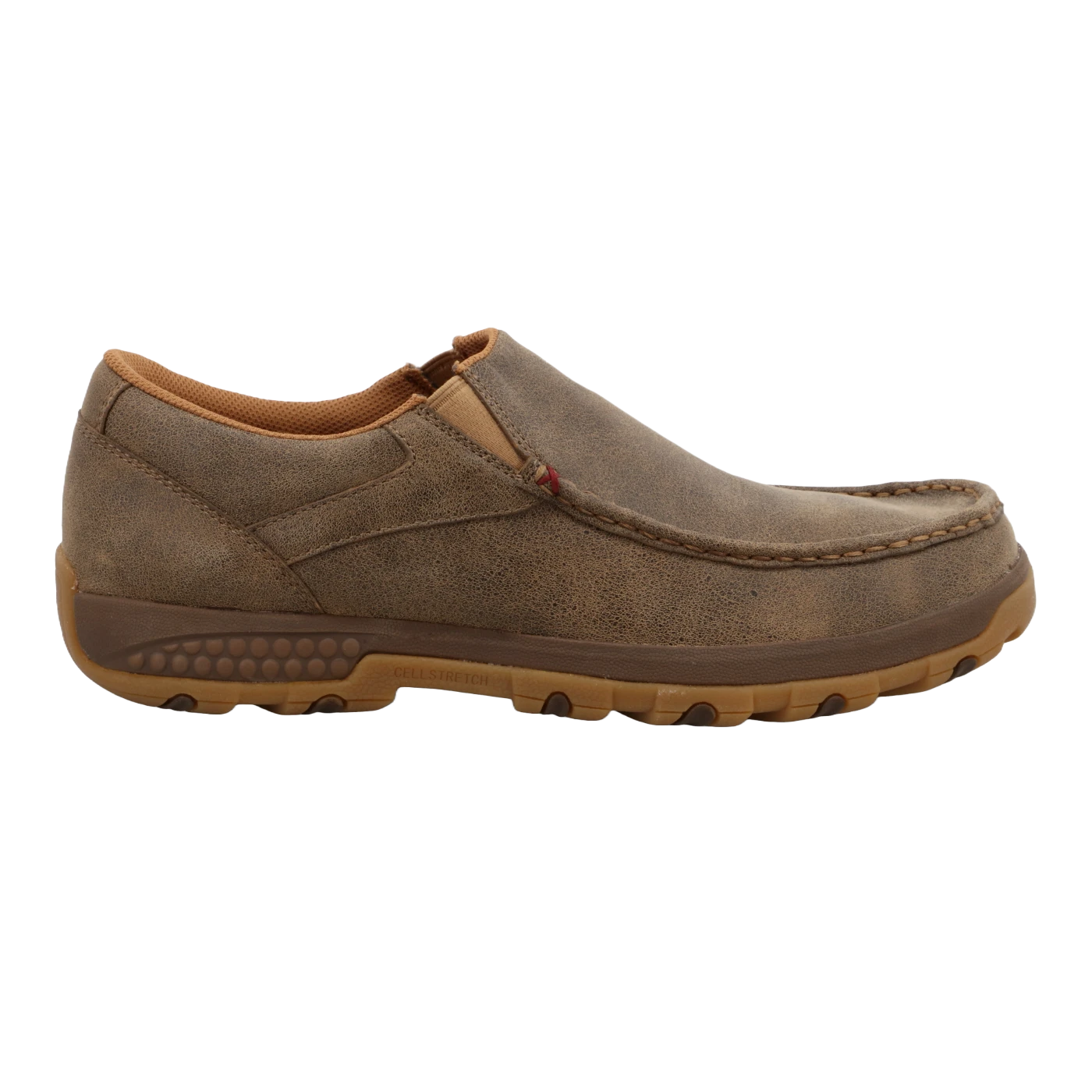 Twisted X Men's Driving Moc Bomber Brown Slip On Shoes MXC0003 2 Twisted X Men's Driving Moc Bomber Brown Slip On Shoes MXC0003 - Image 2