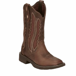 Justin® Ladies Paisley Spice Brown Western Boots GY2801