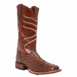 Tony Lama Men's Lemuel Tobacco Full QuillBoots CL821