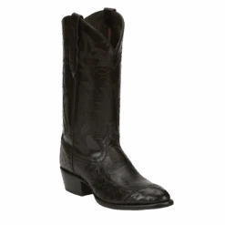 Tony Lama Men's Santiago Black Cherry PiecedBoots MT0100