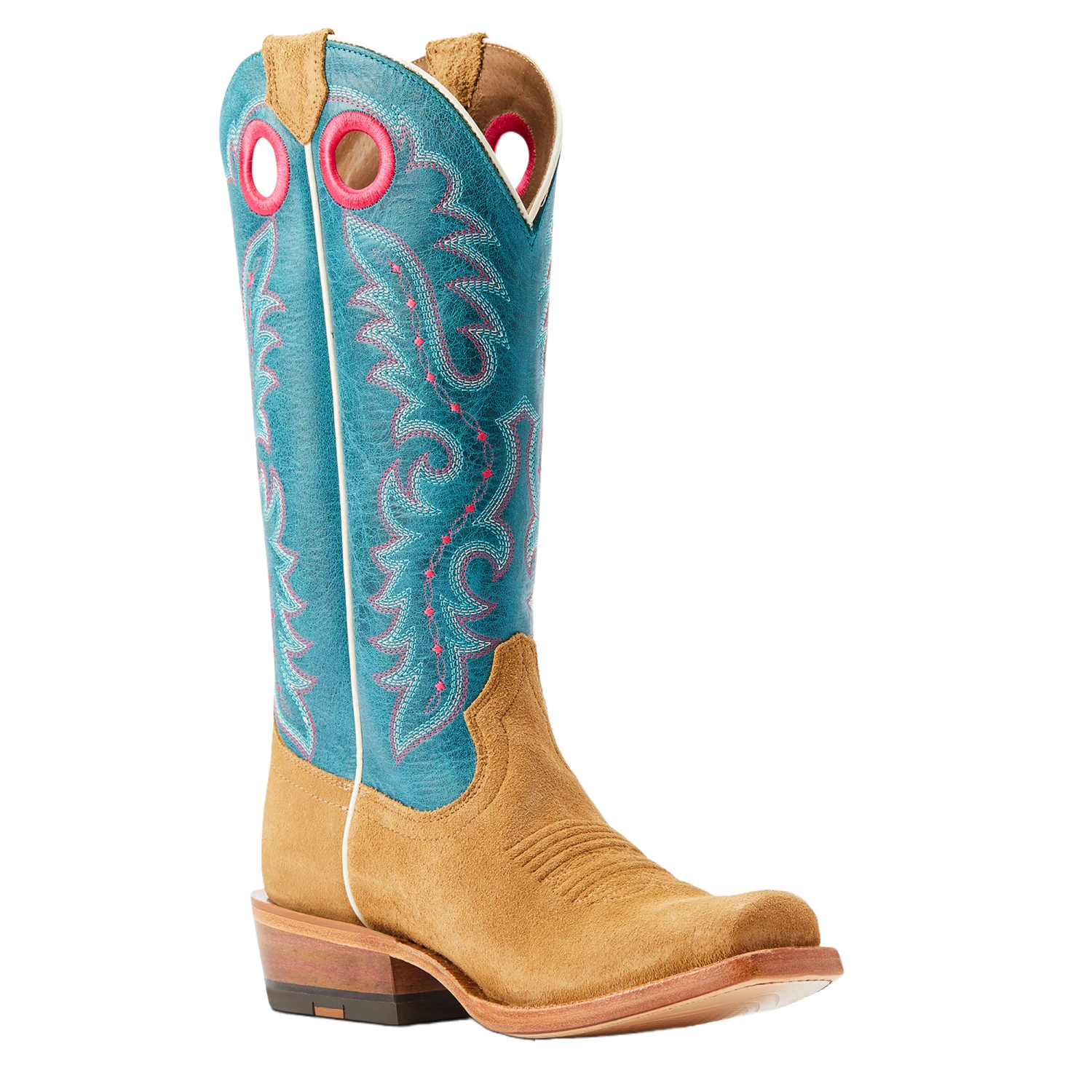 Ariat® Ladies Futurity Boon Buckskin Roughout Western Boots 10044403 1 Ariat® Ladies Futurity Boon Buckskin Roughout Western Boots 10044403