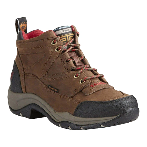 Ariat Ladies Terrain Waterproof Brown Lace-Up Boots 10021493 1 Ariat Ladies Terrain Waterproof Brown Lace-Up Boots 10021493