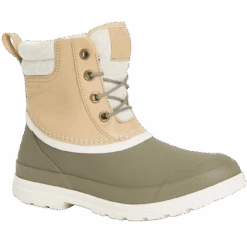Muck Boot Company Muck Ladies Original Duck Lace Taupe & Walnut Waterproof Boots ODLW-901
