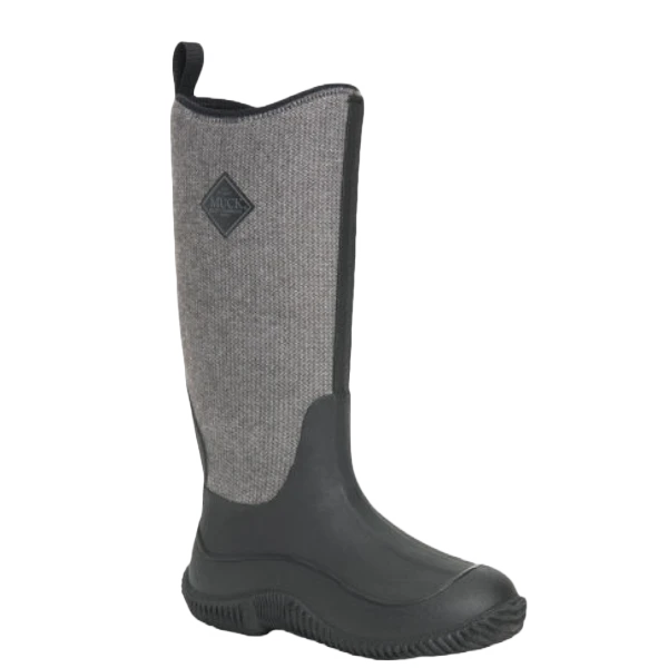 Muck Boot Company Muck Ladies Hale Black With Fuzzy Herringbone Waterproof Boots HAW-1HB 1 Muck Boot Company Muck Ladies Hale Black With Fuzzy Herringbone Waterproof Boots HAW-1HB