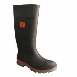 Twisted X Men's Black 14 Inch Rubber Mud Boots MWB0001