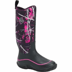 Muck Boot Company Muck Ladies Hale Black & Muddy Girl Camo Waterproof Boots HAW-MSMG