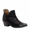 Circle G By Corral Ladies Black Embroidery Bootie Q0098
