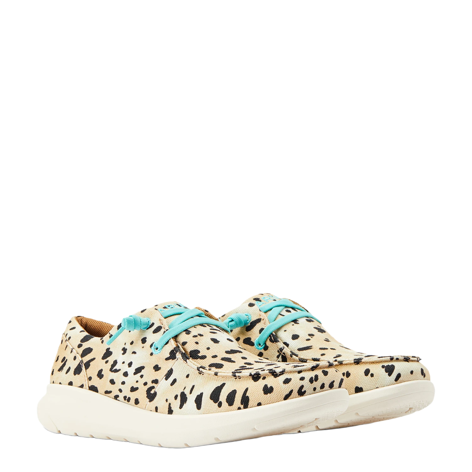 Ariat® Ladies Hilo Tan Leopard Print Slip On Shoes 10044592 2 Ariat® Ladies Hilo Tan Leopard Print Slip On Shoes 10044592 - Image 2