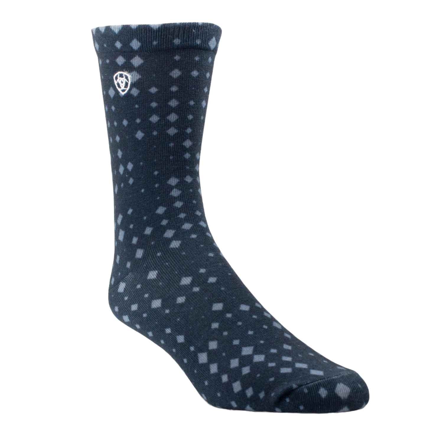 Ariat® Ladies Novelty Navy Raining Bits Crew Socks 10041366 2 Ariat® Ladies Novelty Navy Raining Bits Crew Socks 10041366 - Image 2