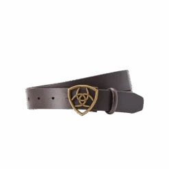 Ariat® 'The Shield' Buckle Cocoa Belt 10043948
