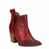 Nocona Ladies Micki Snip Toe Red Leather Booties ME1922