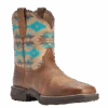 Ariat® Ladies Anthem Savanna Tan & Turquoise Aztec Shorties 10042576