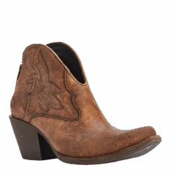 Ariat® Ladies Layla Naturally Distressed Brown Booties 10042587