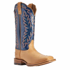 Ariat® Ladies Darbie Square Toe Flaxen & Navy Patent Boots 10042388