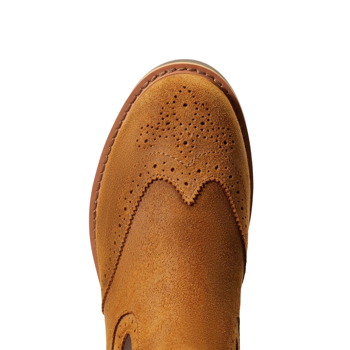 Ariat Ladies Wexford Brogue Waterproof Honey Brown Booties 10040384 2 Ariat Ladies Wexford Brogue Waterproof Honey Brown Booties 10040384 - Image 2