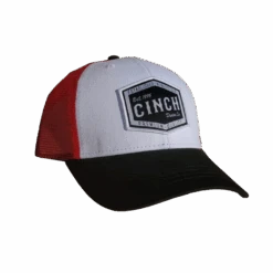 Cinch® Men's Logo Red & White Trucker Cap MCC0511021