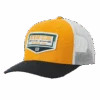 Cinch® Men's Yellow & White Logo Patch 6-Panel Trucker Hat MCC0660616