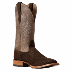 Ariat Men's Circuit Rockridge Dark Coffee & Conch Tan Boots 10040241