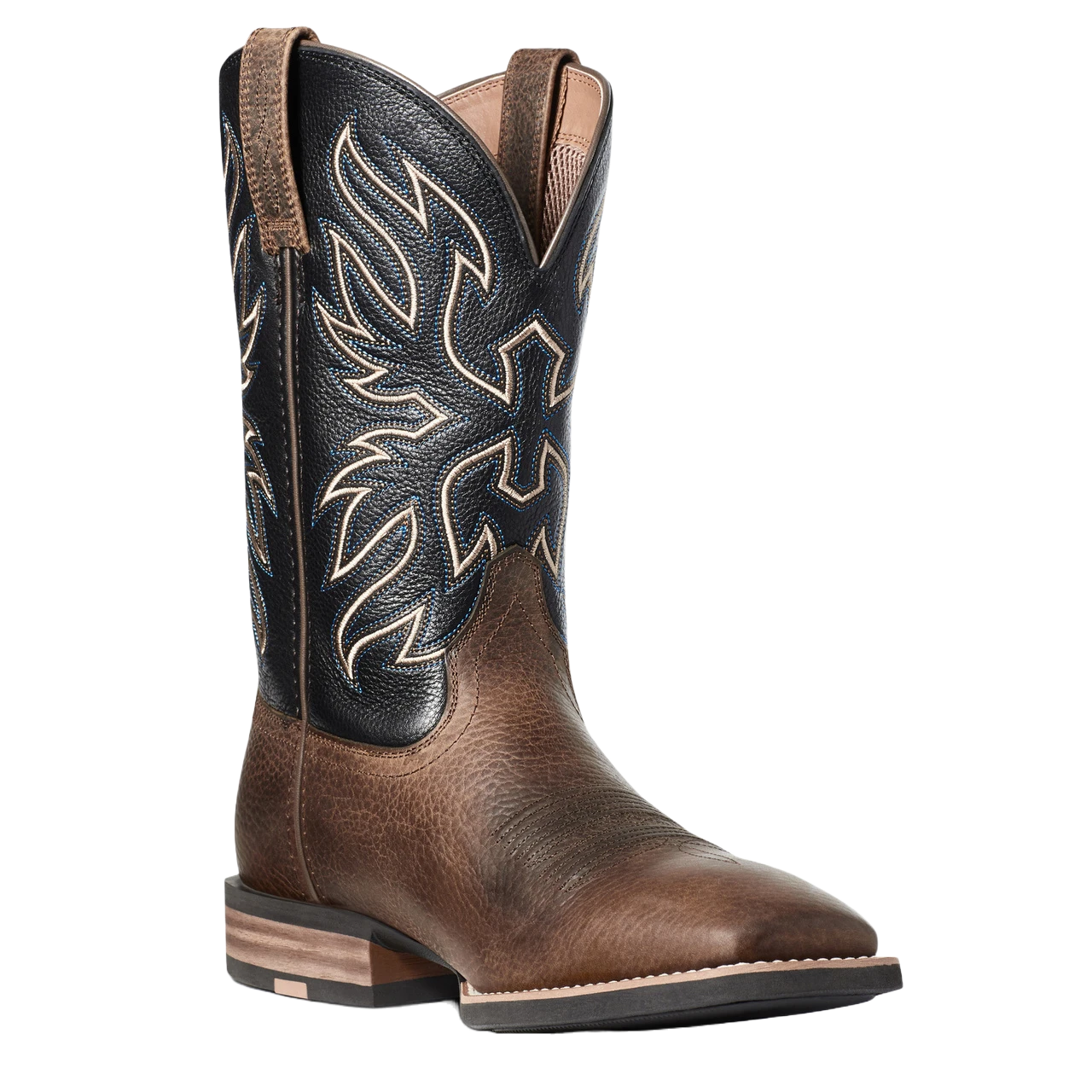 Ariat Men's Everlite Vapor Ranch Brown & Black Deertan Boots 10035963 1 Ariat Men's Everlite Vapor Ranch Brown & Black Deertan Boots 10035963