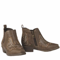 Ariat Toddler Dixon Mya Western Stitched Tan Booties A441002008