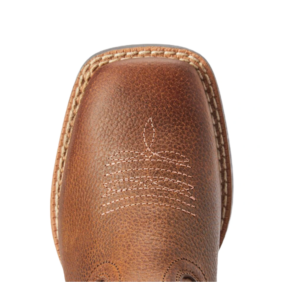 Ariat® Girl's Firecatcher Pink And Rowdy Brown Western Boots 10042415 2 Ariat® Girl's Firecatcher Pink And Rowdy Brown Western Boots 10042415 - Image 2