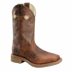 Double H Men's Brown Wide Square Toe ICE™ Roper Boot DH5134