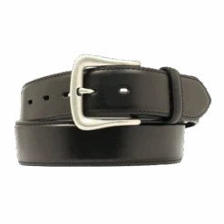 Nocona Men's Smooth Black Billet Leather Belt N2450401