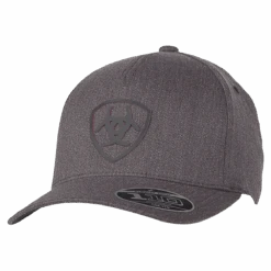 Ariat Mens Grey Shield Logo Snapback Ball Cap A300013407