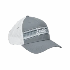 Justin Men's Classic Logo Striped Print Snapback Cap JCBC723-GRY