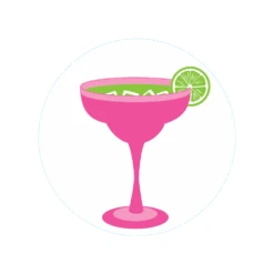 Bogg Bag Margarita 3" Silicone Disk Bogg Bits 26BBITMARG