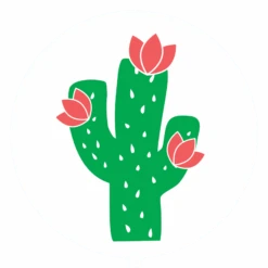 Bogg Bag Cactus 3" Silicone Disk Bogg Bit 26BBITCACTUS