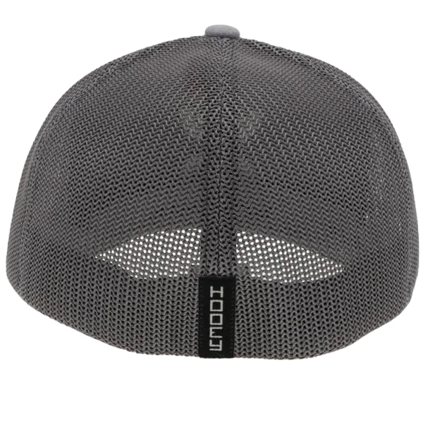 Hooey "Coach" 5 Panel Grey Flexfit Hat 2112GY 2 Hooey "Coach" 5 Panel Grey Flexfit Hat 2112GY - Image 2