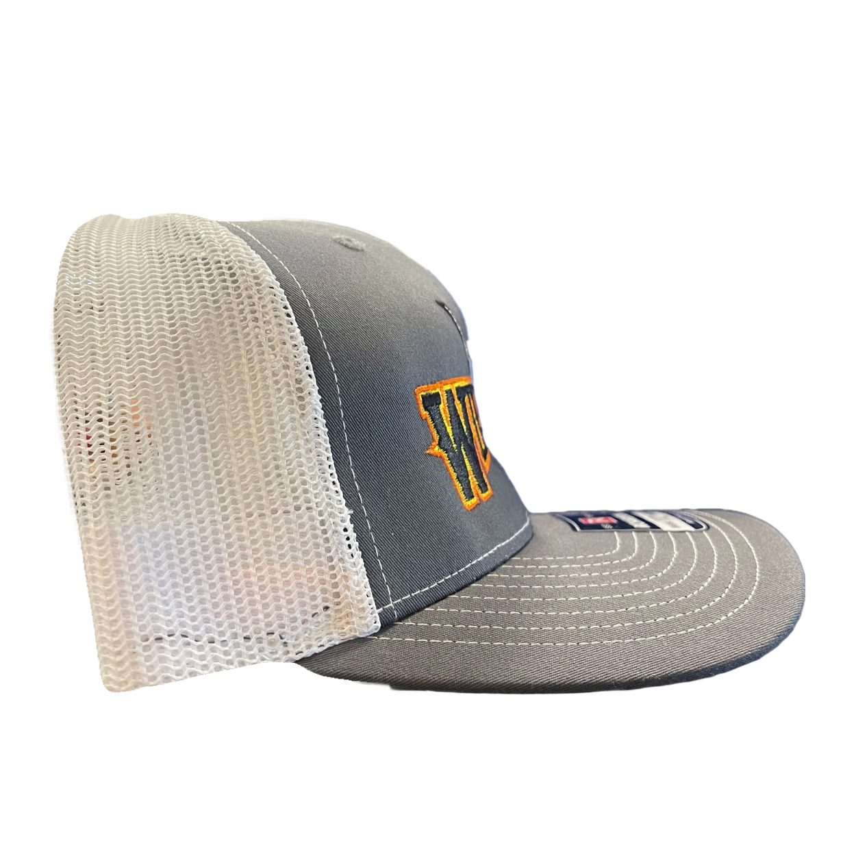 Wild West Logo Embroidered Charcoal Snapback Cap WW02-GRY 2 Wild West Logo Embroidered Charcoal Snapback Cap WW02-GRY - Image 2