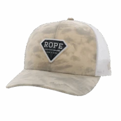 Hooey® Ladies Rope Like A Girl Cream & White Snapback Hat 2249T-CRWH