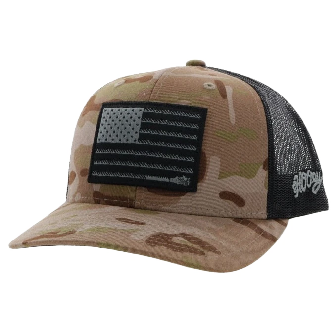 Hooey Men's Liberty Roper Camo Tan & Black Trucker Cap 2110T-TNBK 1 Hooey Men's Liberty Roper Camo Tan & Black Trucker Cap 2110T-TNBK