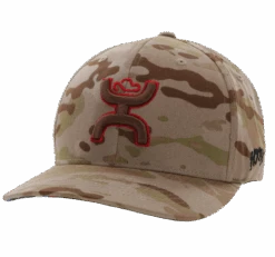 Hooey® Men's Chris Kyle 6-panel Brown Camo Flexfit Cap CK021