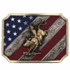 Montana Silversmiths® Patriot Bull Rider Attitude Belt Buckle A865