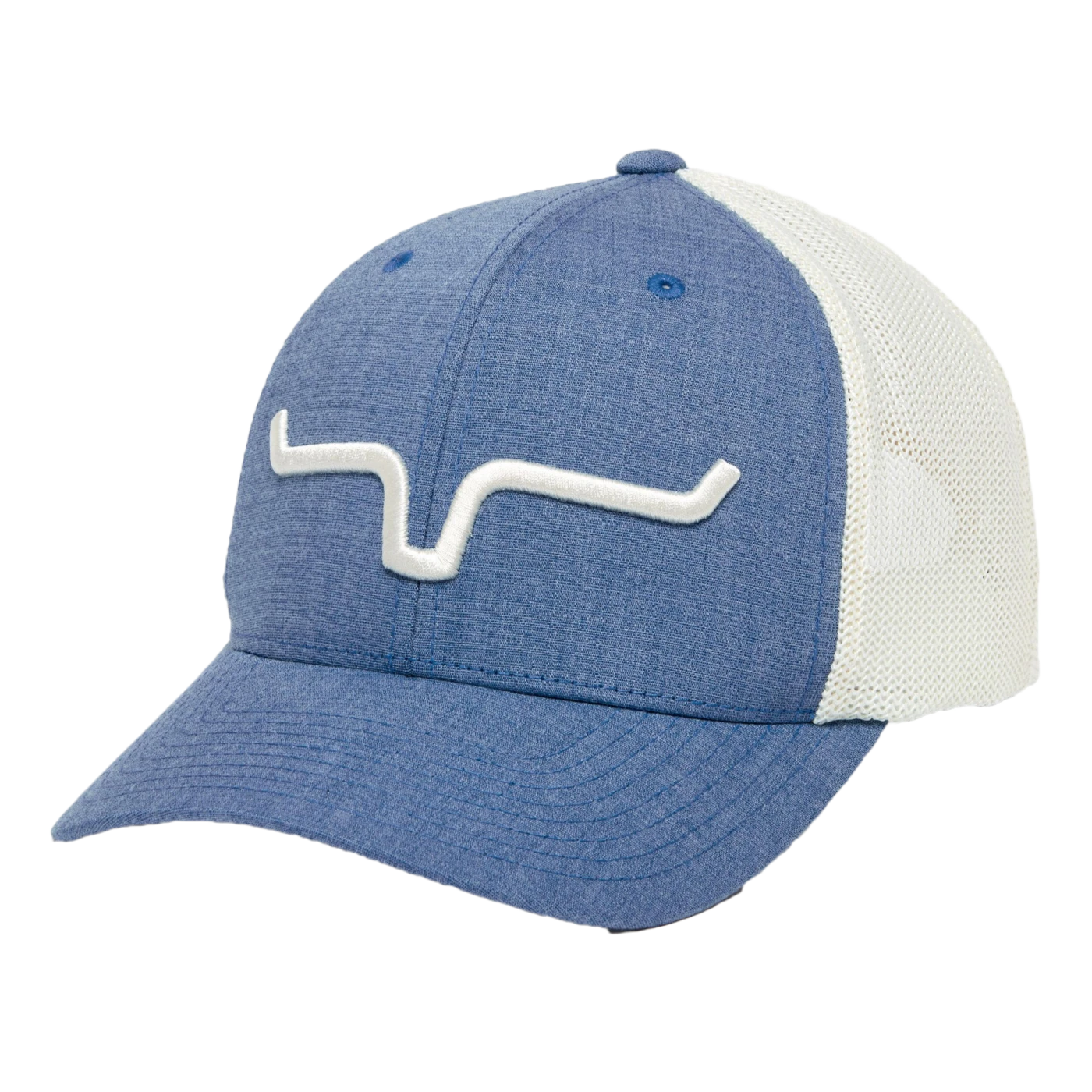 Kimes Ranch® Indigo Teal Upgrade Weekly 110 Trucker Cap UP-IND 1 Kimes Ranch® Indigo Teal Upgrade Weekly 110 Trucker Cap UP-IND