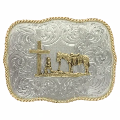 Montana Silversmiths® Christian Cowboy Western Belt Buckle G868-731