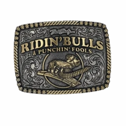 Montana Silversmiths® Dale Brisby Bulls & Fools Attitude Buckle A917DB