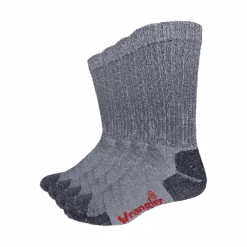 Wrangler® Riggs Men's 4 Pack Cotton Over The Calf Black Work Boot Socks 72435-2000-LG