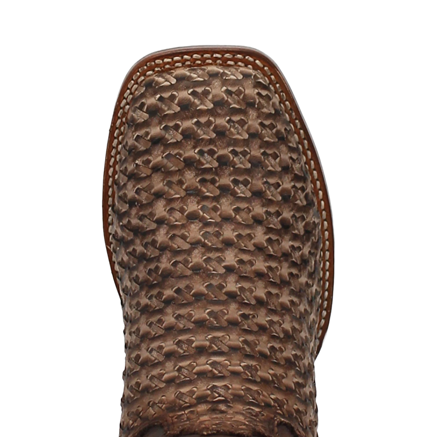 Dan Post Men's Stanley Brown Basket Weave Leather Boots DP4903 2 Dan Post Men's Stanley Brown Basket Weave Leather Boots DP4903 - Image 2