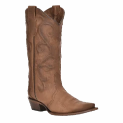 Corral® Ladies Embroidered Cinnamon Brown Snip Toe Boots L6014