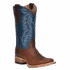Circle G By Corral Youth Western Embroidery Brown & Blue Boots J7103