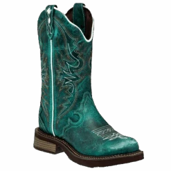 Justin Ladies Gypsy Lily Blue Boots L2910